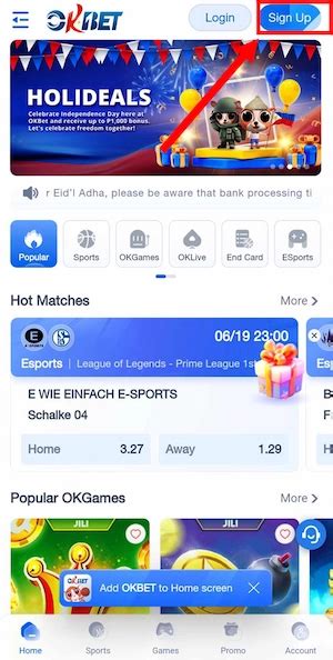 how to login at okbet